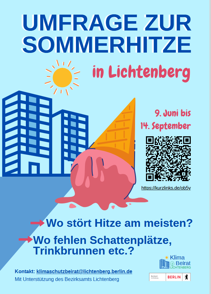Umfrage Sommerhitze Lichtenberg